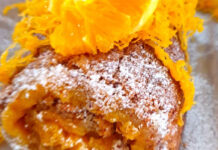 Torta de amêndoa e laranja