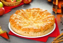 Aprenda a fazer esta tarte de maçã incrível com crosta crocante
