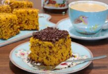 Bolo de cenoura formigueiro