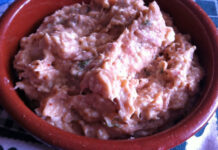 Patê de atum e requeijão