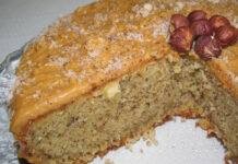Bolo de avelã com coco – preenche o estômago de felicidade