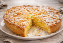 Tarte de amêndoa húmida (fácil e rápida de preparar)