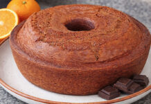 Desde que provei este bolo de chocolate e laranja nunca mais quis outro