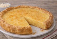 Tarte de coco super fácil e rápida de preparar