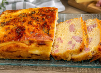 Bola de Queijo e Fiambre rápida (perfeita para levar para a praia)