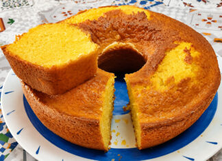 Bolo de Laranja e Coco (fica mesmo fofinho e com um sabor…)